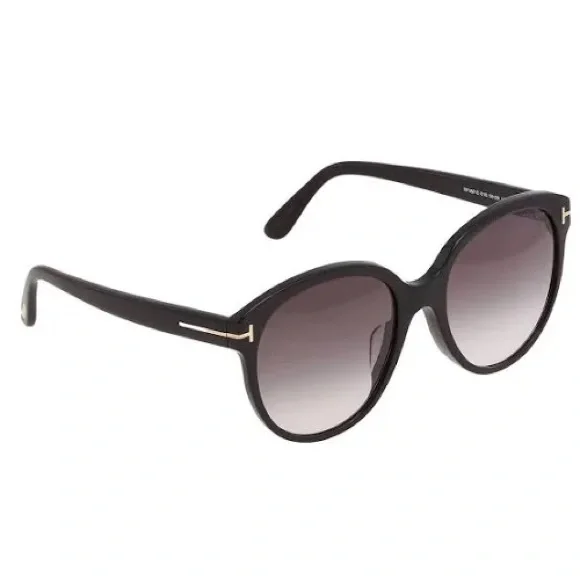 🔥🔥Tom Ford FT0957 D 01B Plastic Shiny Black Grad Smoke 58 mm Sunglasses🔥🔥 - Picture 3 of 9